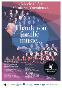 Koncert 15-lecia Chóru Cantores Varmienses odbędzie się w piątek w filharmonii