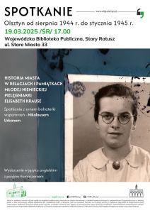 WBP zaprasza na wspomnienia z „Olsztyna od sierpnia 1944 r. do stycznia 1945 r.”
