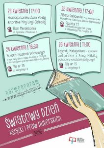 MBP zaprasza do obchodów Światowego Dnia Książki i Praw Autorskich 