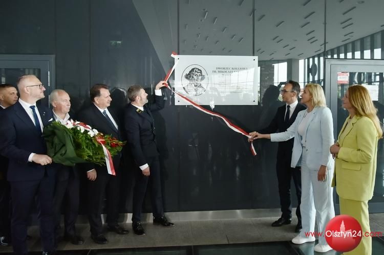 Mikołaj Kopernik oficjalnie patronem dworca Olsztyn Główny