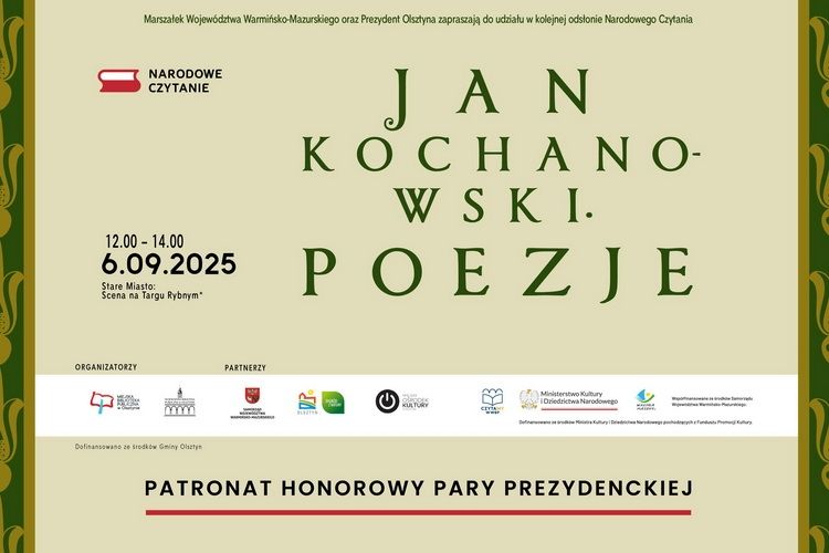 Narodowe Czytanie z fraszkami już w tę sobotę