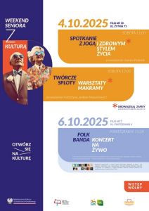 Weekend Seniora z Kulturą – joga, relaks i makrama w bibliotece. MBP zaprasza