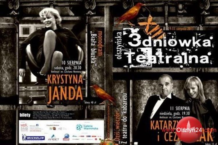 XIII Olsztyńska Trzydniówka Teatralna rusza w przyszły piątek