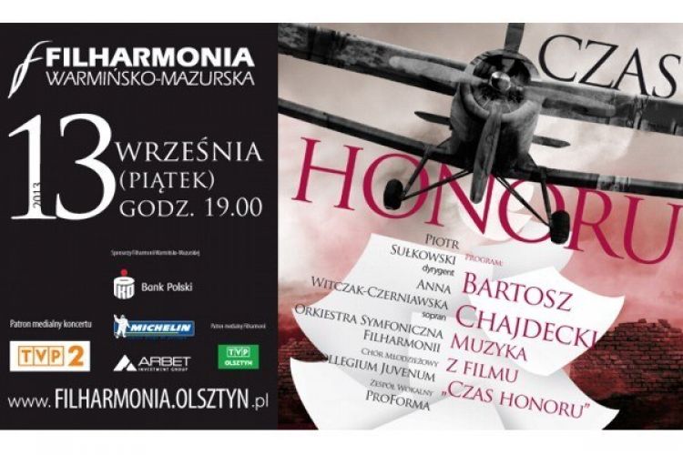Muzyka z serialu „Czas Honoru” w Filharmonii Warmińsko-Mazurskiej