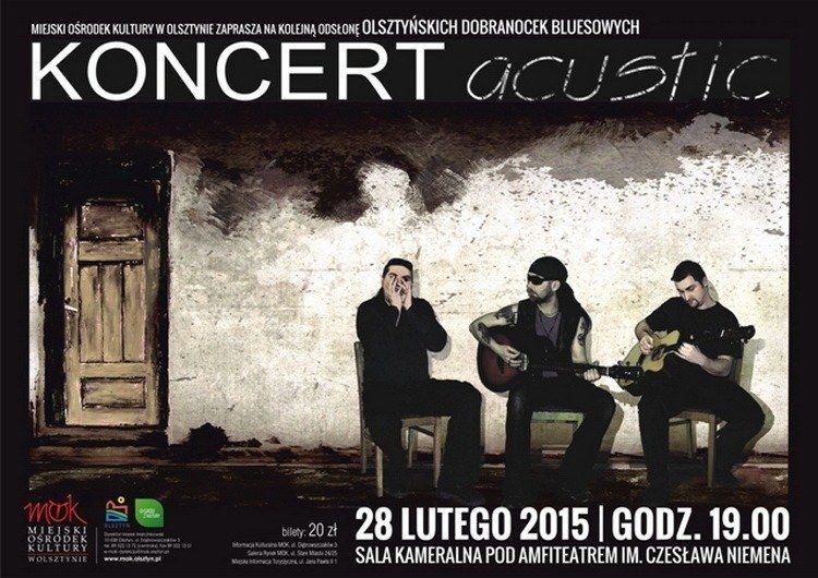 Acustic zagra w sobotę na Olsztyńskich Dobranockach Bluesowych