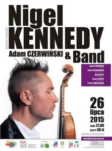 Gwiazda lata Nigel Kennedy wystąpi w niedzielę w Olsztynie