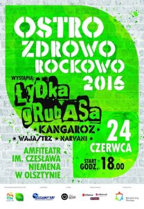 Koncert „Ostro Zdrowo Rockowo”  na zakończenie roku szkolnego