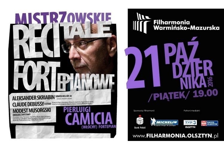 Mistrzowski Recital Fortepianowy w piątek w olsztyńskiej filharmonii