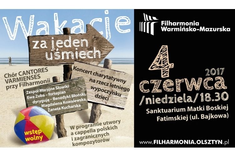 Koncert Charytatywny „Wakacje za jeden uśmiech”