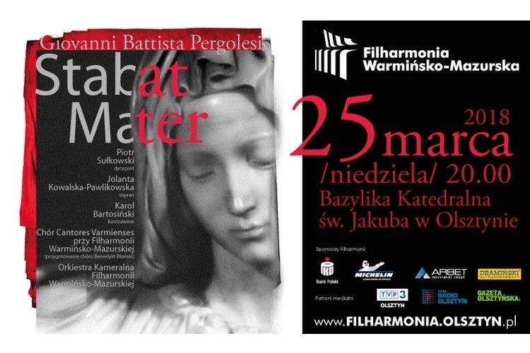 „Stabat Mater” zabrzmi w niedzielę w bazylice św. Jakuba