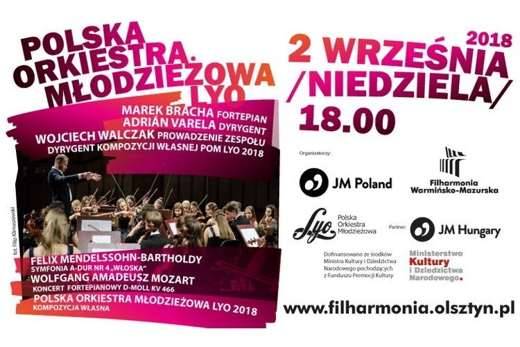 Polska Orkiestra Młodzieżowa LYO wystąpi w olsztyńskiej filharmonii