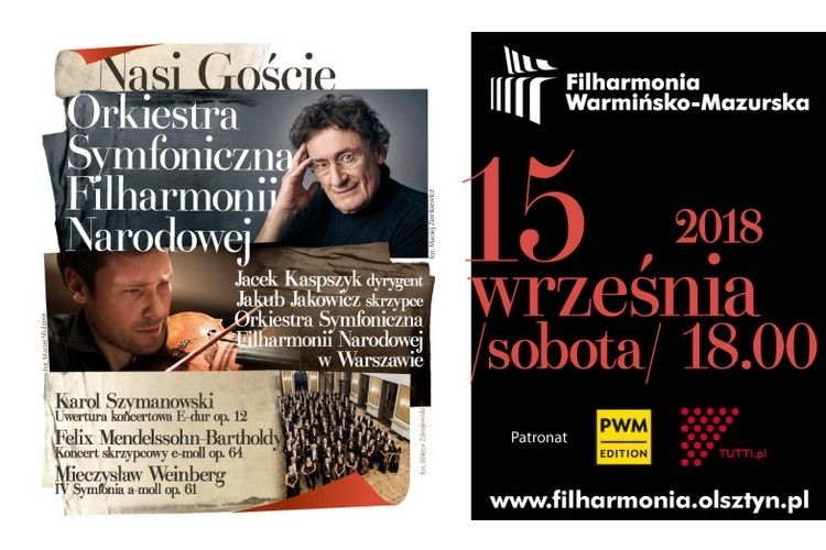 Orkiestra Symfoniczna Filharmonii Narodowej w Warszawie zagra w Olsztynie