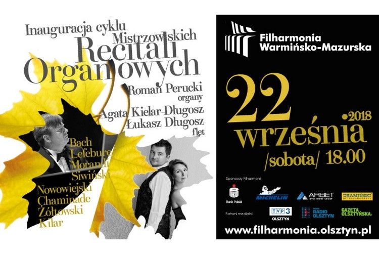 W sobotę pierwszy w tym sezonie Mistrzowski Recital Organowy