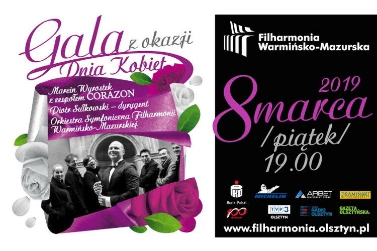 Marcin Wyrostek wraz z zespołem „Corazon” w olsztyńskiej filharmonii