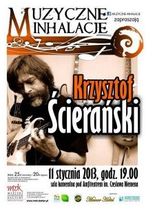 Muzyczne Inhalacje z Krzysztofem Ścierańskim już w piątek