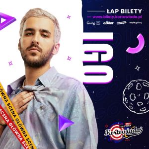 Znamy kolejnego artystę Kortowiady 2023: Igo wystąpi na Scenie Głównej