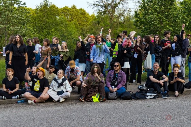 Studenci protestowali przeciw komercjalizacji Kortowiady - koncertowo
