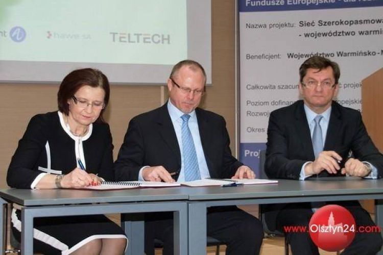 100 proc. sieci szerokopasmowej na Warmii i Mazurach