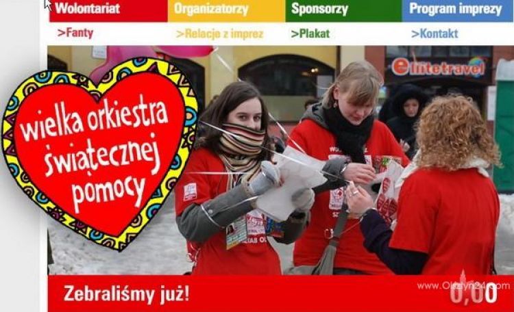 Ruszył serwis olsztyńskiego Finału WOŚP