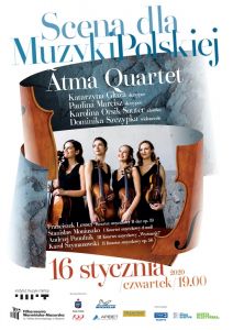 Ãtma Quartet wystąpi w ramach „Sceny dla Muzyki Polskiej” 