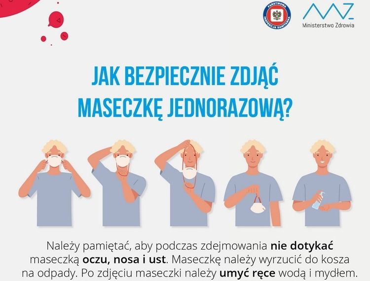 Zmiany w zakresie obowiązku zakrywania nosa i ust weszły dzisiaj w życie