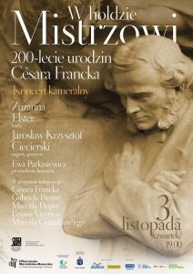 Koncert kameralny „W hołdzie Mistrzowi. 200-lecie urodzin Césara Francka” odbędzie się w czwartek w filharmonii