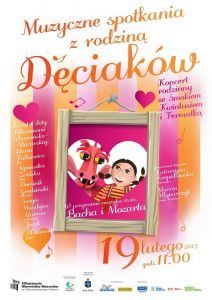 Muzyczne spotkania z rodziną „Dęciaków”, Smokiem Kwintusiem i Fermatką w niedzielę w filharmonii