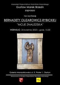 Wernisaż wystawy Bernadety Olizarowicz-Rybickiej odbędzie się w poniedziałek w Galerii Marszałkowskiej