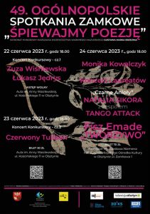 49. Ogólnopolskie Spotkania Zamkowe „Śpiewajmy Poezję” coraz bliżej. Przedstawiamy program 