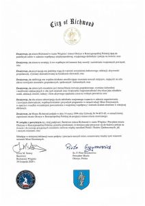 Richmond miastem partnerskim Olsztyna