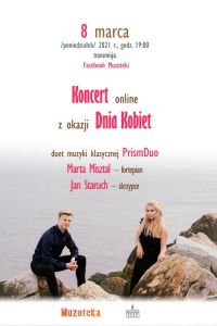 WBP zaprasza na koncert on-line duetu muzyki klasycznej PrismDuo z okazji Dnia Kobiet