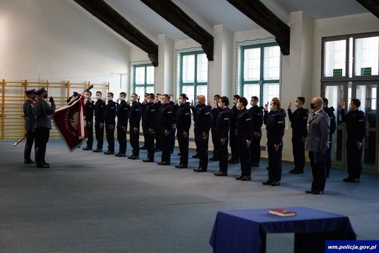 Nowi funkcjonariusze w warmińsko-mazurskiej Policji