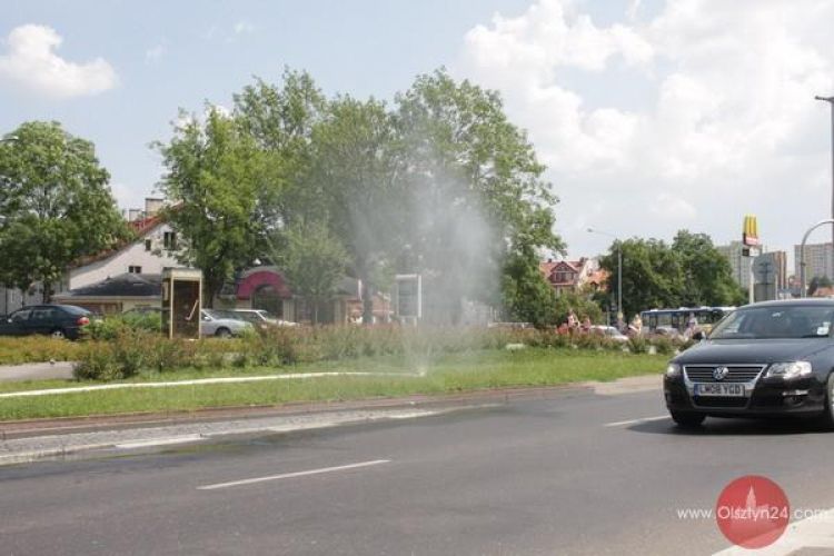 Wróciły upały, wróciły kurtyny wodne