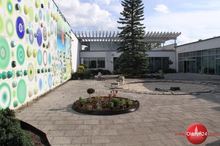 Patio BWA w przebudowie. Będzie nowa fontanna.