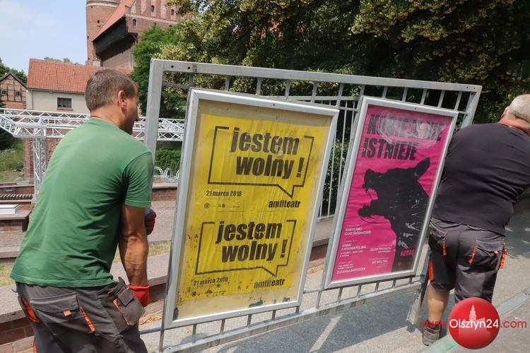 Olsztyński amfiteatr znowu trafił „za kraty”