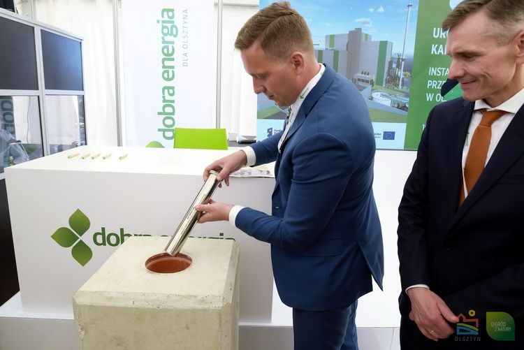 Kamień węgielny pod olsztyńską ekociepłownię został wmurowany