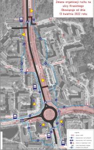 Nastąpią zmiany w organizacji ruchu na skrzyżowaniu Krasickiego z Wilczyńskiego