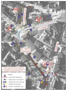 Zmiany w organizacji ruchu na Placu Jedności Słowiańskiej