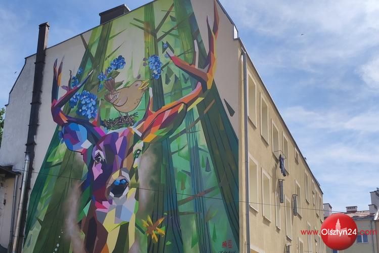 Już jest. Nowy mural w olsztyńskiej tkance miejskiej