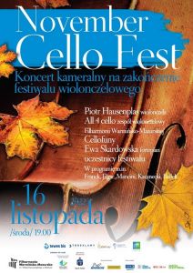 W filharmonii trwa November Cello Fest. Wiolonczeliści zapraszają na koncert kameralny 