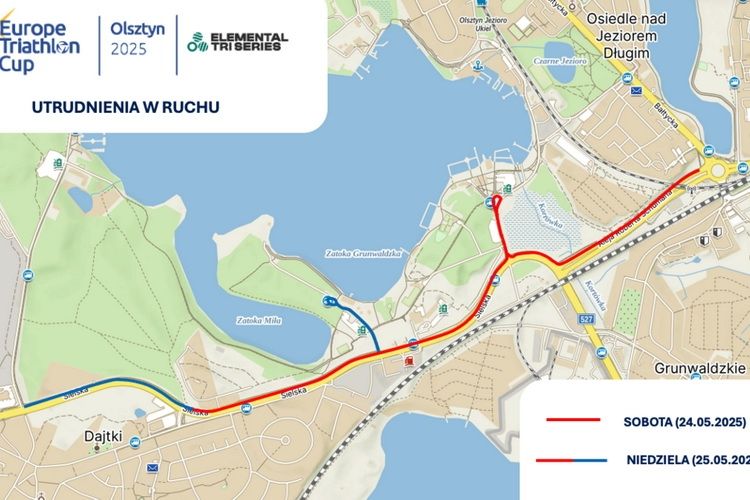 Triathlonowy weekend w Olsztynie. Będą utrudnienia w ruchu drogowym