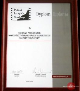 Kolejne wyróżnienie za kampanię Mazury Cud Natury