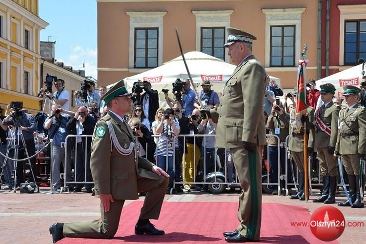 Strażnicy graniczni z Warmii i Mazur na centralnych uroczystościach