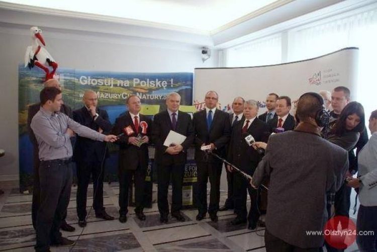 Wielkie głosowanie na „Mazury Cud Natury” w Senacie RP