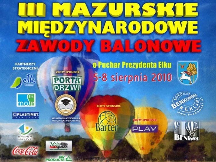 Widowiskowe zawody balonowe w Ełku