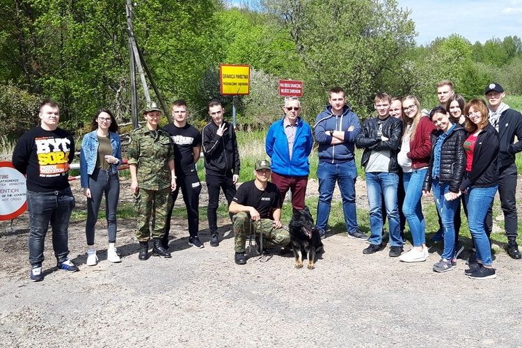 Studenci UWM na polsko-rosyjskiej granicy