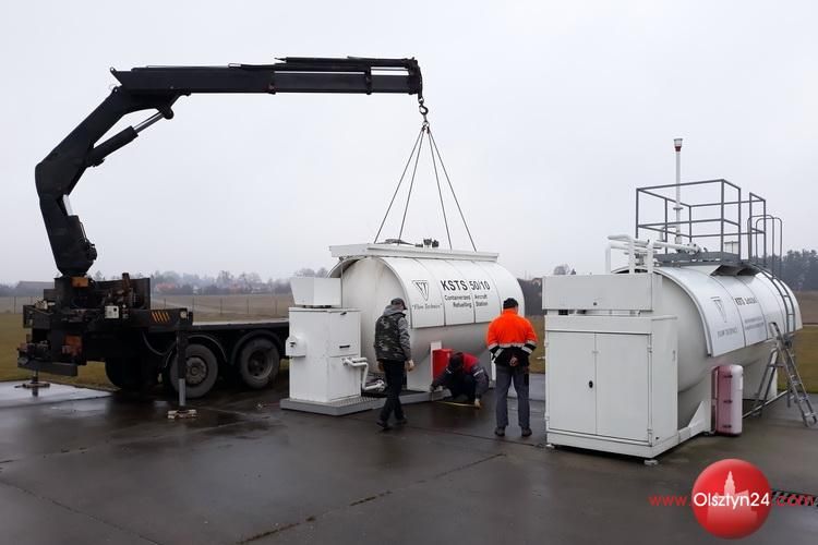 Nowa stacja paliw lotniczych w Gryźlinach