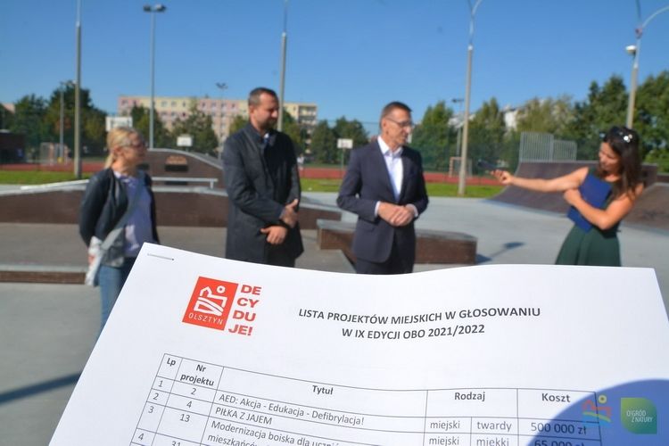 Projekty wybrane do głosowania w OBO 2022 ogłoszone
