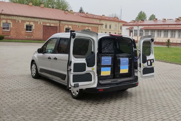 Służba Więzienna okręgu olsztyńskiego solidarnie z Ukrainą