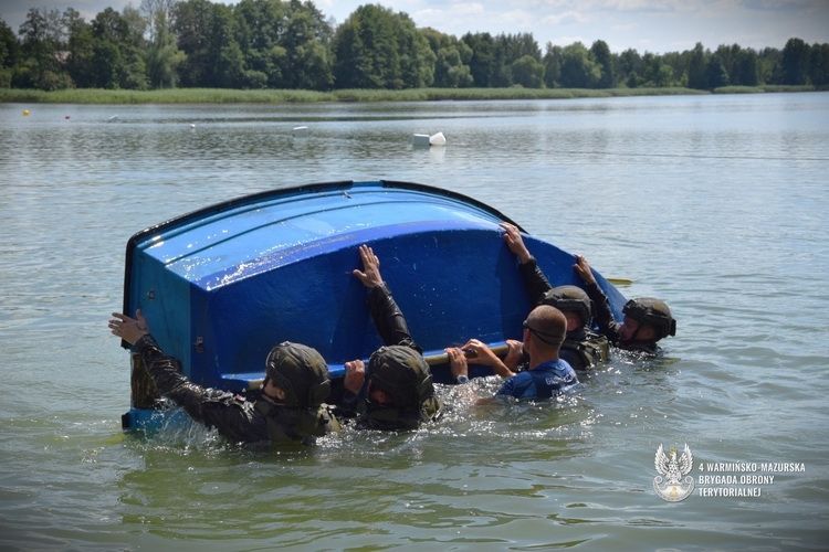 Wodne szkolenie warmińsko-mazurskich terytorialsów